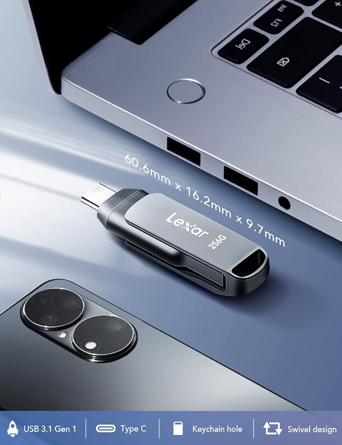 Lexar® JumpDrive® Dual Drive D400 gamingstoreuae Lexar® JumpDrive® Dual Drive D400 gamingstoreuae